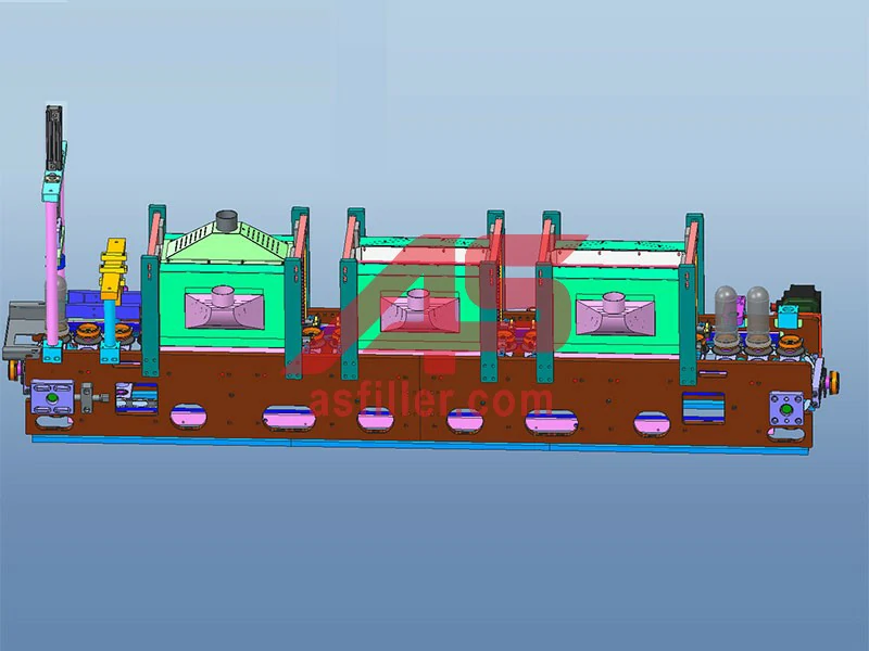 4 servo system bottle blowing machine for 30L beer bottles 6.webp